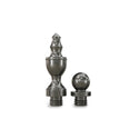 Solid Brass Decorative Tips - Pewter