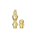 Solid Brass Decorative Tips - Polished Brass