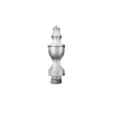 Solid Brass Decorative Tips - Satin Nickel