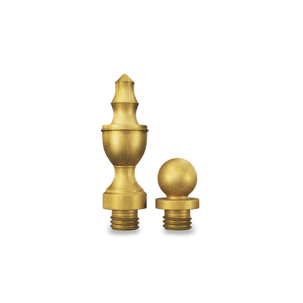 Solid Brass Decorative Tips - Satin Brass