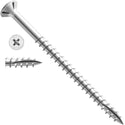 #12 x 3 Inch Steel Self Tapping Wood Screws, 25 Pack